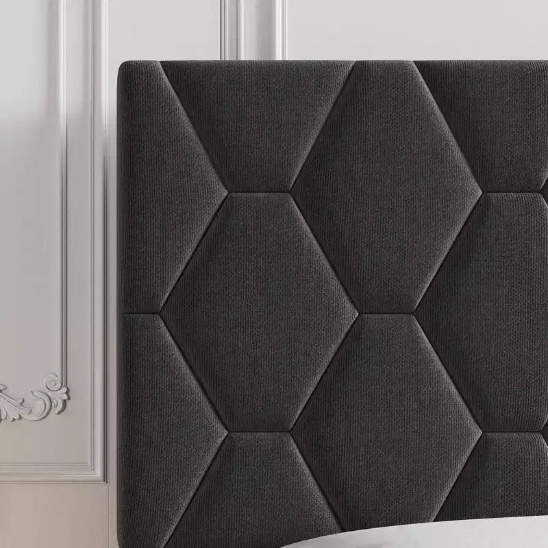 Upholstered Platform Bed Frame with Adjustable Headboard  Heavy-Duty, Noise-Free, No Box Spring Needed