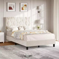 Upholstered Platform Bed Frame with Adjustable Headboard  Heavy-Duty, Noise-Free, No Box Spring Needed