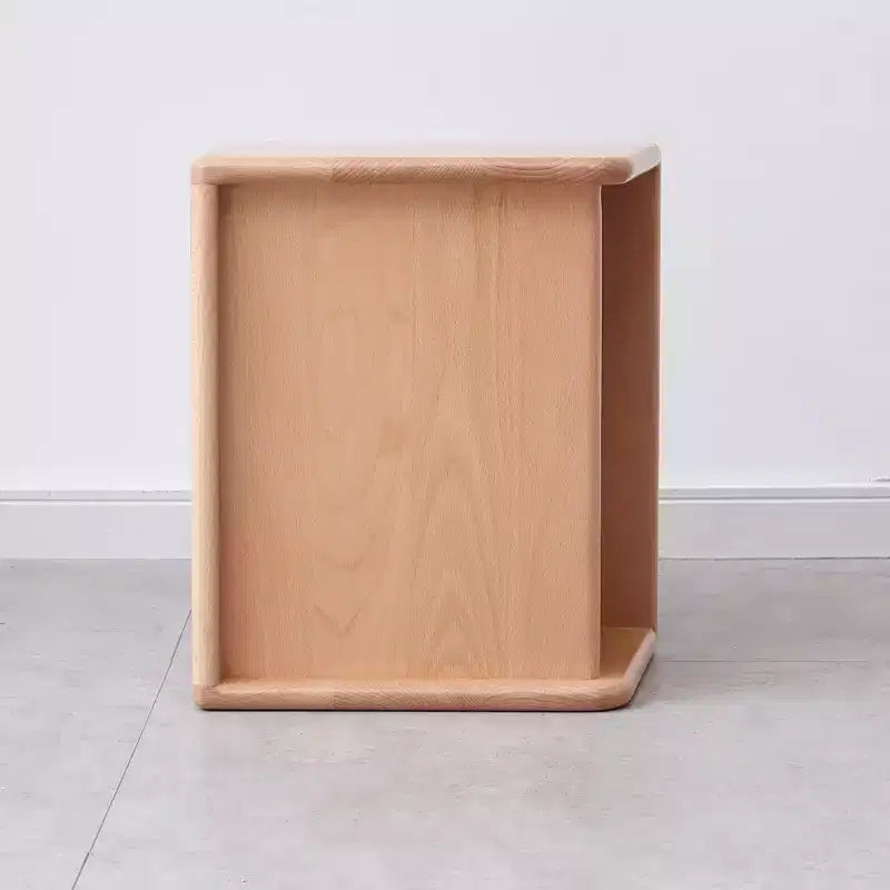 Pure Solid Wood Natural Solid Wood Nightstand for Bedroom Living Room