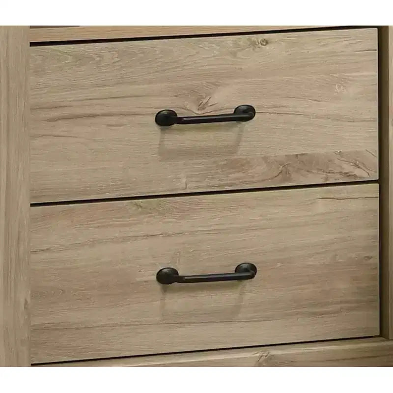 USB Charging 2 Drawer Nightstand for Bedroom Living Room
