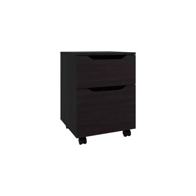 Open Shelves Sleek Modern Nightstand for Bedroom Living Room
