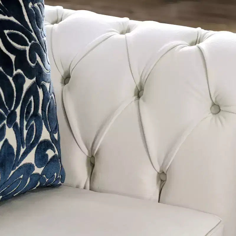Brushwood Button Tufted Sofa