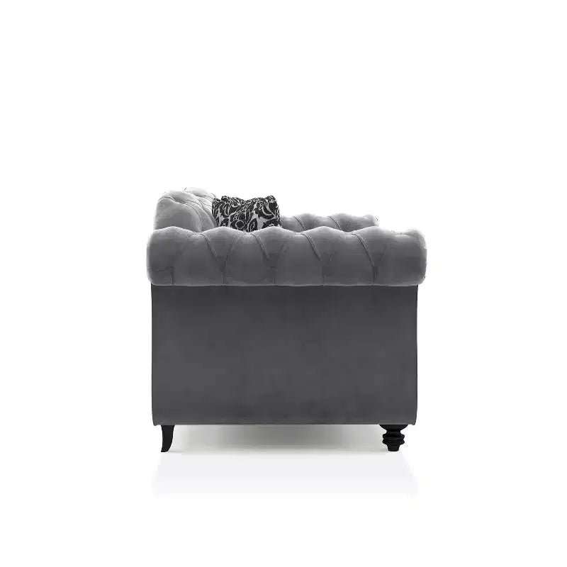 Brushwood Button Tufted Sofa