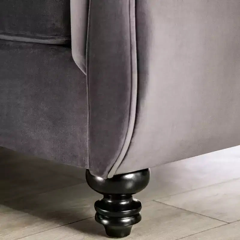 Brushwood Button Tufted Sofa