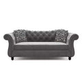 Brushwood Button Tufted Sofa - HOMES: Inside + Out