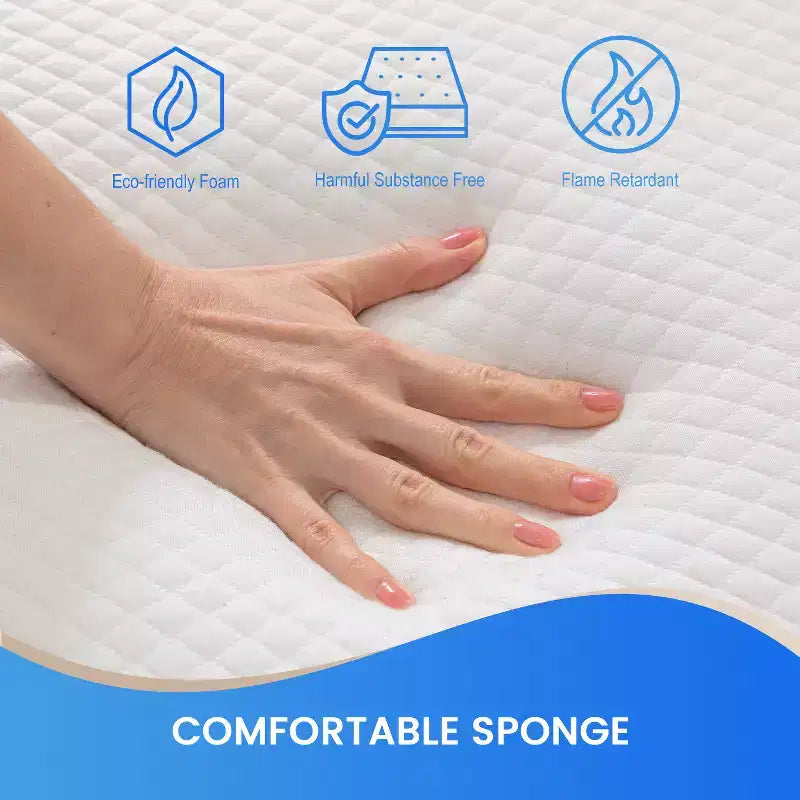 14 inch Mattress Gel Memory Foam Mattress for Cool Sleep & Pressure Relief/CertiPUR-US Certified/Bed-in-a-Box/Pressure Relieving