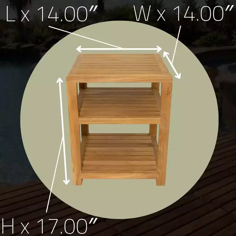 14 Natural Spa/Bathroom - Under Sink - Storage Bench - Beige
