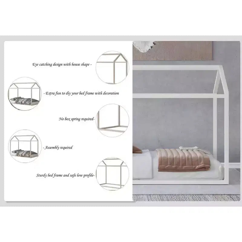 Wooden Canopy Bed