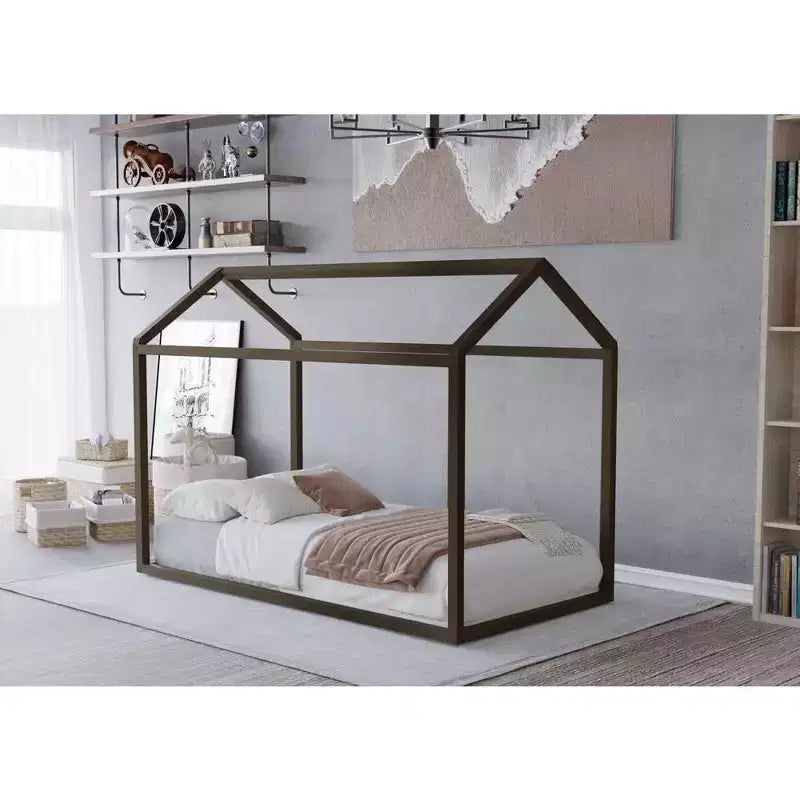 Wooden Canopy Bed