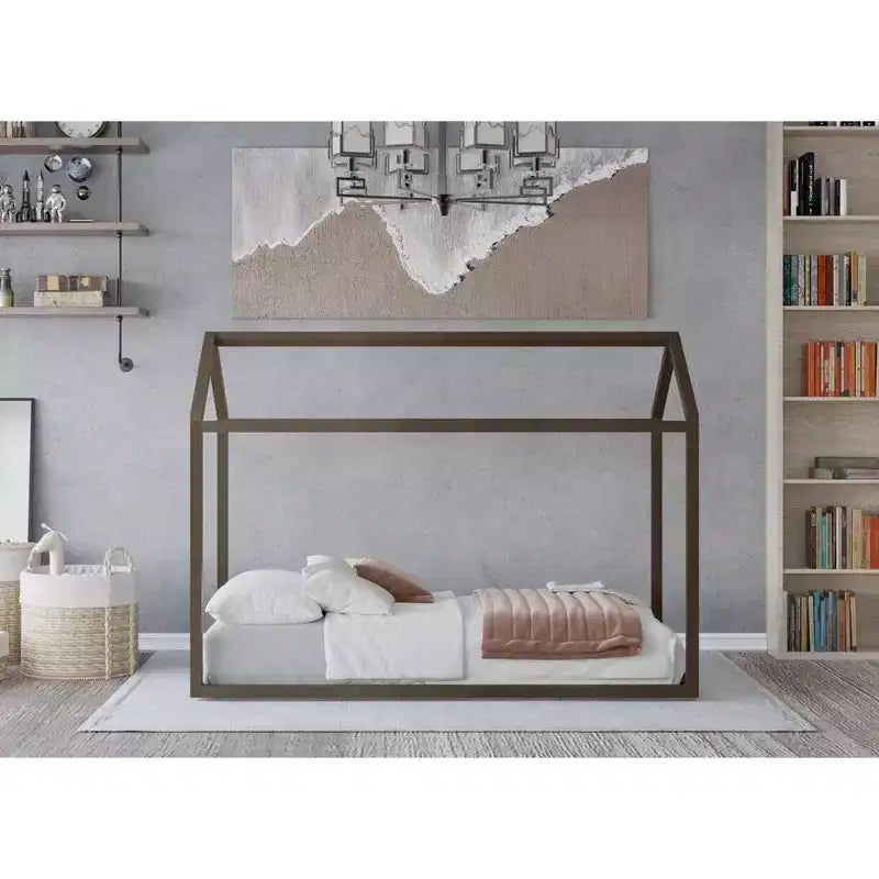 Wooden Canopy Bed